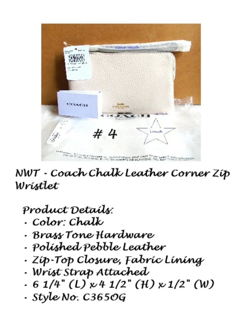 NWT Coach Wristlet Bundle